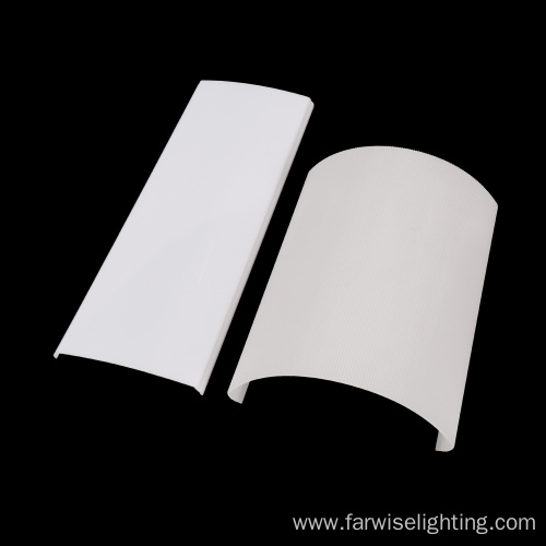 extruded process milky frosted LED linear PC lampshade